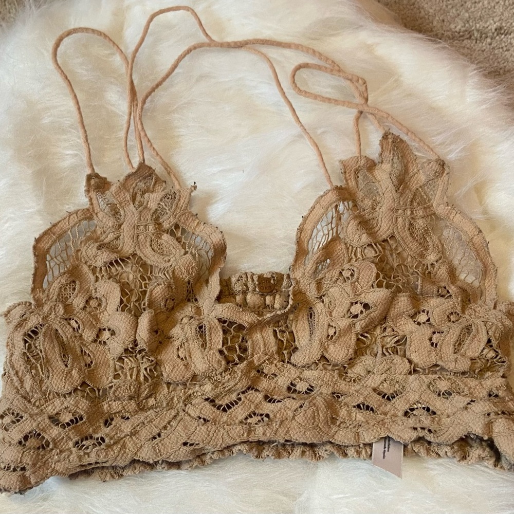 Free People FP One Adella Bralette in Latte - Size S